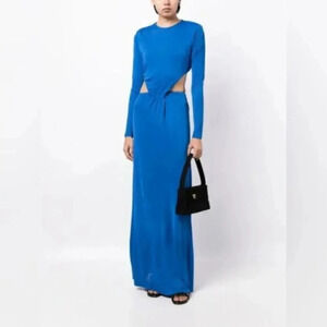 Farm Rio knotted cut-out maxi dress Small B642